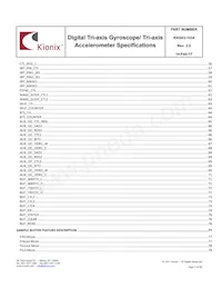 KXG03-1034-FR Datasheet Page 5