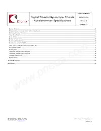 KXG03-1034-FR Datasheet Pagina 6