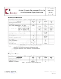 KXG03-1034-FR Datasheet Page 9