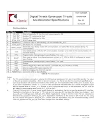 KXG03-1034-FR Datasheet Page 15