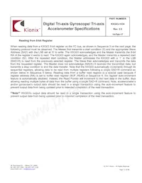 KXG03-1034-FR Datasheet Page 21