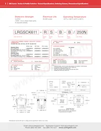 LRGSEK610-RS-B-A/125N數據表 頁面 2