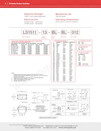 LS1571-11-BL-BL-012數據表 頁面 2