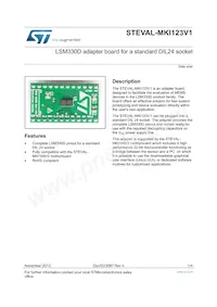 LSM330DTR Datenblatt Cover