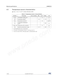 LSM6DS33TR Datasheet Page 18