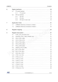 LSM6DS3TR Datasheet Page 3