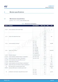 LSM6DSOTR Datasheet Page 9