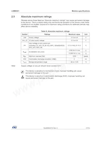 LSM9DS1TR Datasheet Page 17