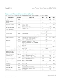 MAX21105ELE+T Datasheet Page 5