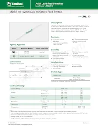 MDSR-10-10-25 Datasheet Cover