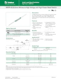 MRPR-20-22-38 Datasheet Cover