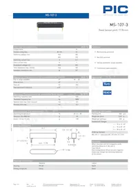 MS-107-3-3 Datasheet Cover