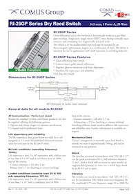 RI-26GP-2530 Datasheet Copertura