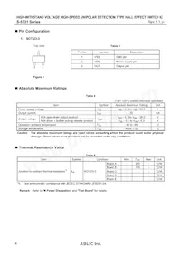 S-5731RSL1-M3T2U Datasheet Page 4