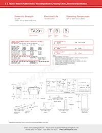 TC201-TB-B數據表 頁面 2