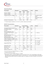 TLE4917HTSA1 Datasheet Page 5