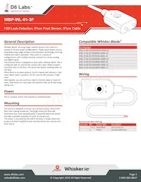 WBP-WL-01-3F Datasheet Cover