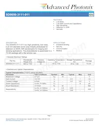 0050-3111-011 Datasheet Cover