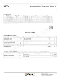A1334LLETR-DD-T Datasheet Page 3
