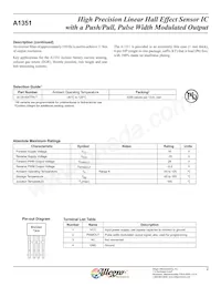A1351KKTTN-T Datasheet Page 3