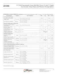 A1386LLHLX-T Datasheet Page 5