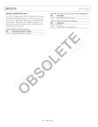 ADIS16133BMLZ Datasheet Pagina 16