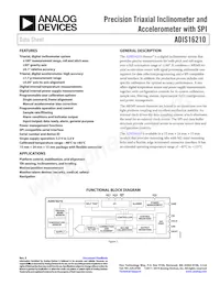 ADIS16210CMLZ Datasheet Cover