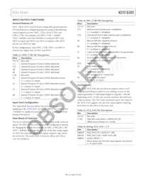 ADIS16305AMLZ Datasheet Page 15