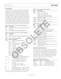 ADIS16305AMLZ Datasheet Page 17