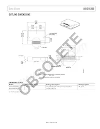 ADIS16305AMLZ Datasheet Page 19