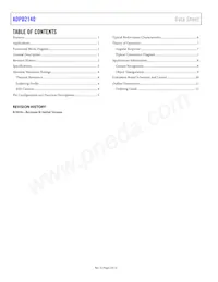 ADPD2140BCPZN-RL Datasheet Pagina 2
