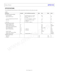 ADPD2140BCPZN-RL Datasheet Page 3