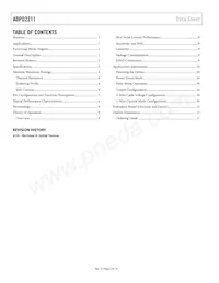 ADPD2211ACPZ-RL Datasheet Page 2