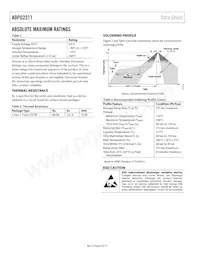 ADPD2211ACPZ-RL Datasheet Page 4
