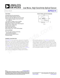 ADPD2214ACPZ-R7 Datasheet Cover