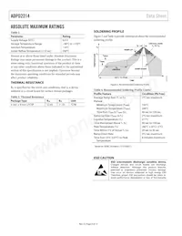 ADPD2214ACPZ-R7 Datenblatt Seite 4