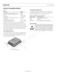 ADXRS290BCEZ-RL7 Datasheet Page 4