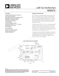 ADXRS610BBGZ-RL Datasheet Cover