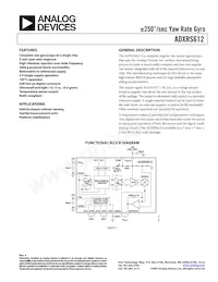 ADXRS612BBGZ-RL Datasheet Copertura