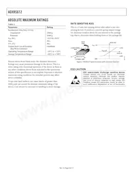 ADXRS612BBGZ-RL Datasheet Page 4