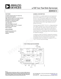 ADXRS613BBGZ-RL Datasheet Cover