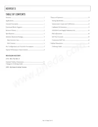 ADXRS613BBGZ-RL Datasheet Page 2