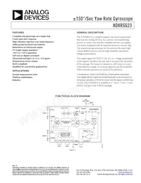ADXRS623BBGZ-RL Datasheet Cover