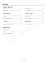 ADXRS623BBGZ-RL Datasheet Pagina 2