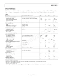 ADXRS623BBGZ-RL Datasheet Page 3