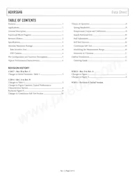 ADXRS646BBGZ-RL Datasheet Page 2