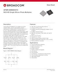 AFBR-S4N66C013 Datasheet Cover