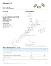 AP1608P1C-P22 Datasheet Cover