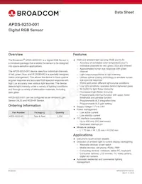 APDS-9253-001數據表 封面