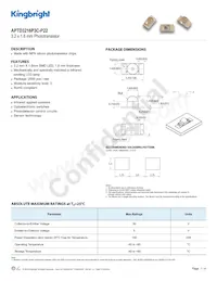 APTD3216P3C-P22 Datasheet Cover